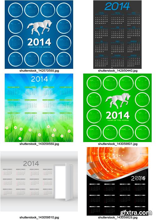 Amazing SS - Calendars for 2014 (vol. 3), 25xEPS