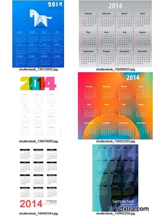 Amazing SS - Calendars for 2014 (vol. 3), 25xEPS