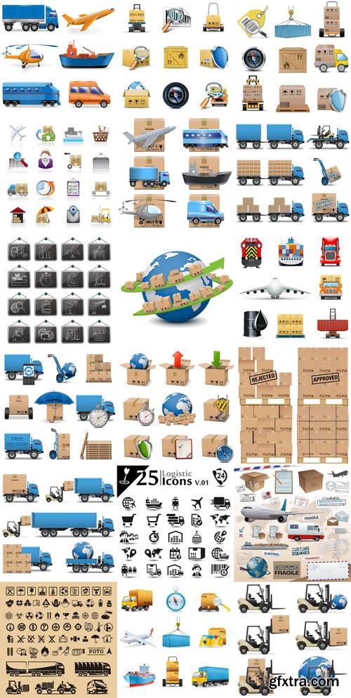 Logistics collection 25xEPS Logistics collection 25xEPS