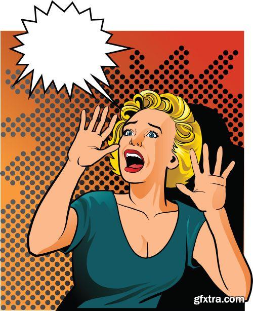 Retro AD Illustrations 27xEPS