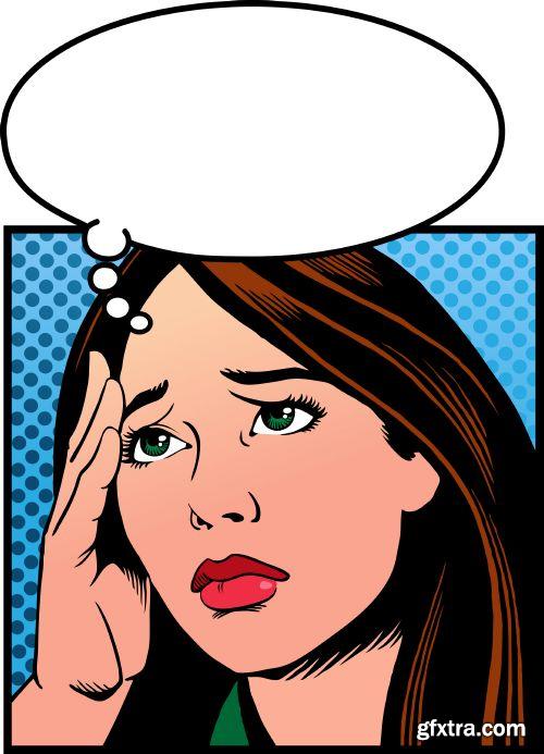 Retro AD Illustrations 27xEPS