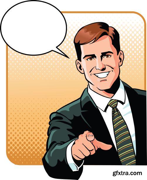 Retro AD Illustrations 27xEPS