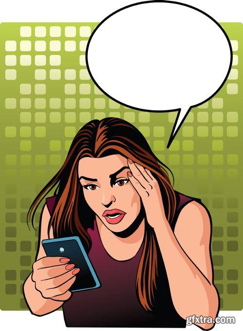 Retro AD Illustrations 27xEPS