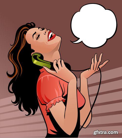 Retro AD Illustrations 27xEPS