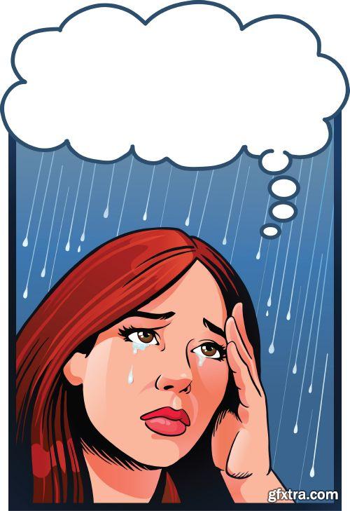 Retro AD Illustrations 27xEPS