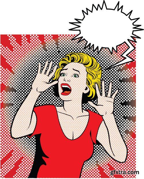 Retro AD Illustrations 27xEPS