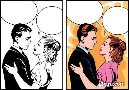 Retro AD Illustrations 27xEPS