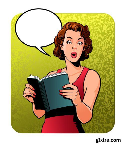 Retro AD Illustrations 27xEPS