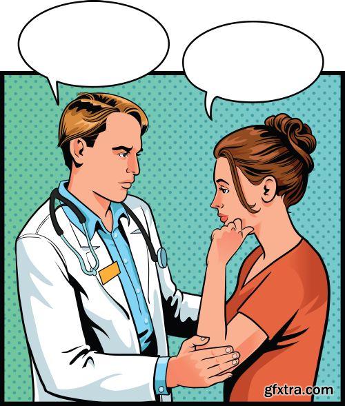 Retro AD Illustrations 27xEPS