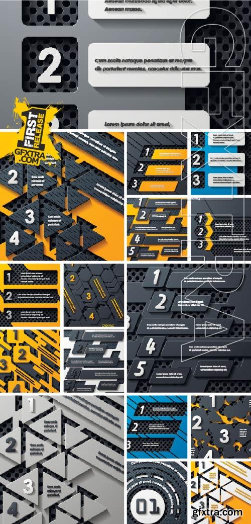 Modern Infographics Templates 25xEPS