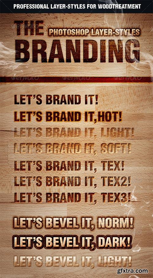 The Branding Text Styles & Layer Styles