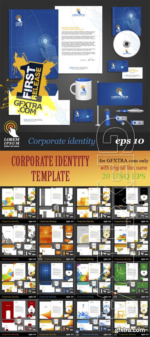 Сorporate Identity Template 20xEPS