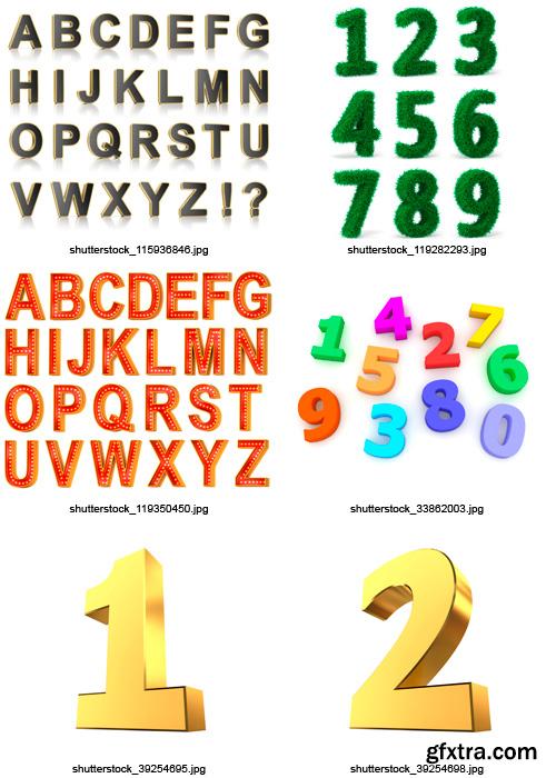 Amazing SS - Letters &amp; Numbers 2, 25xJPGs
