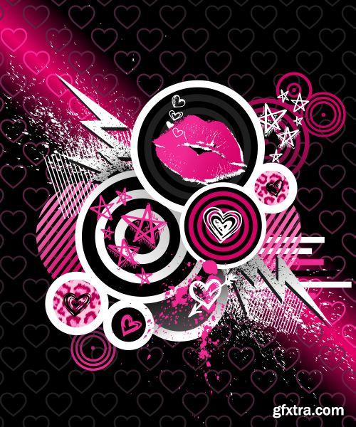 Heart Tattoo Collection 22xEPS