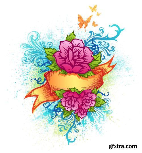 Heart Tattoo Collection 22xEPS