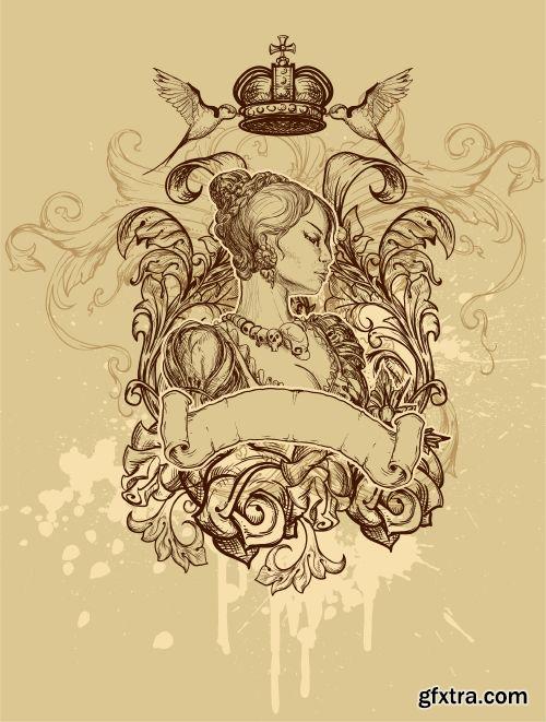 Fascinating T-Shirt Design I, 30xEPS