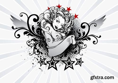Fascinating T-Shirt Design IV, 30xEPS Fascinating T-Shirt Design IV, 30xEPS