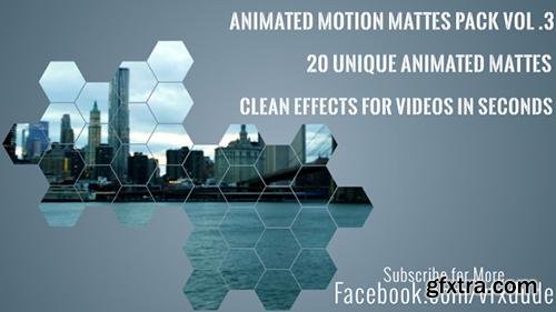 Videohive Clean Animated Motion Mattes Pack 3