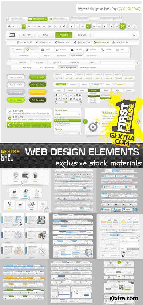 Web design elements 25 EPS Web design elements 25 EPS