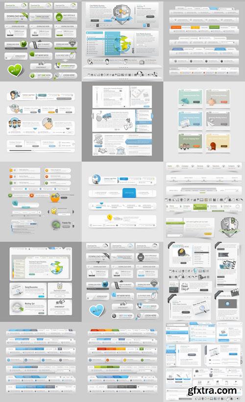 Web design elements 25 EPS Web design elements 25 EPS