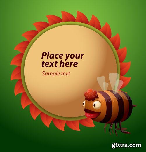 Amazing Cartoons "PLACE YOUR TEXT" 43xEPS