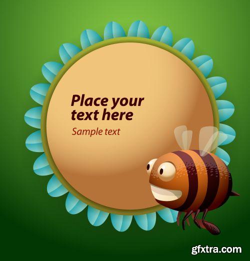 Amazing Cartoons "PLACE YOUR TEXT" 43xEPS