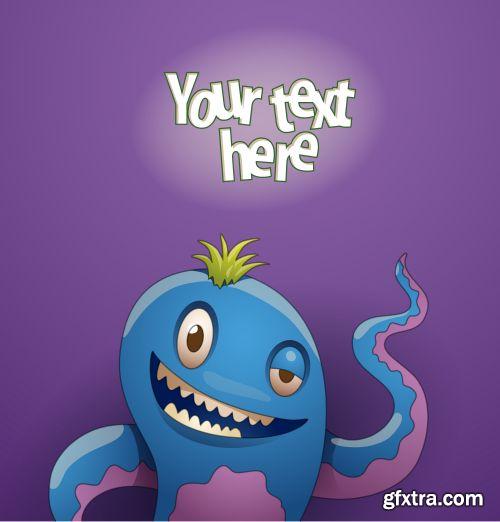 Amazing Cartoons "PLACE YOUR TEXT" 43xEPS
