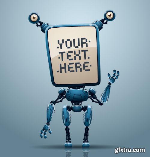 Amazing Cartoons "PLACE YOUR TEXT" 43xEPS