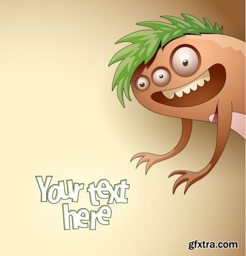 Amazing Cartoons "PLACE YOUR TEXT" 43xEPS