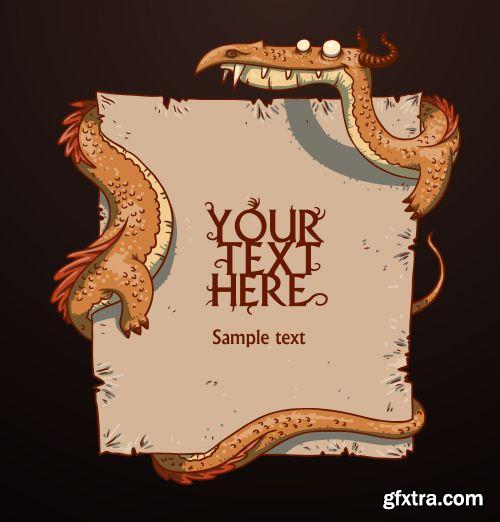 Amazing Cartoons "PLACE YOUR TEXT" 43xEPS