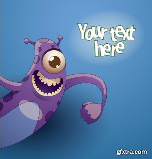 Amazing Cartoons "PLACE YOUR TEXT" 43xEPS