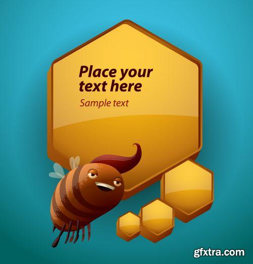 Amazing Cartoons "PLACE YOUR TEXT" 43xEPS
