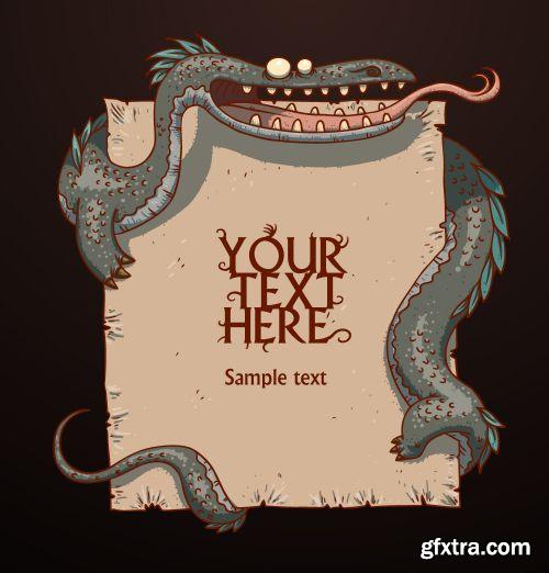 Amazing Cartoons "PLACE YOUR TEXT" 43xEPS