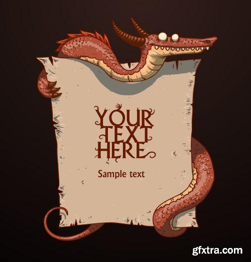 Amazing Cartoons "PLACE YOUR TEXT" 43xEPS