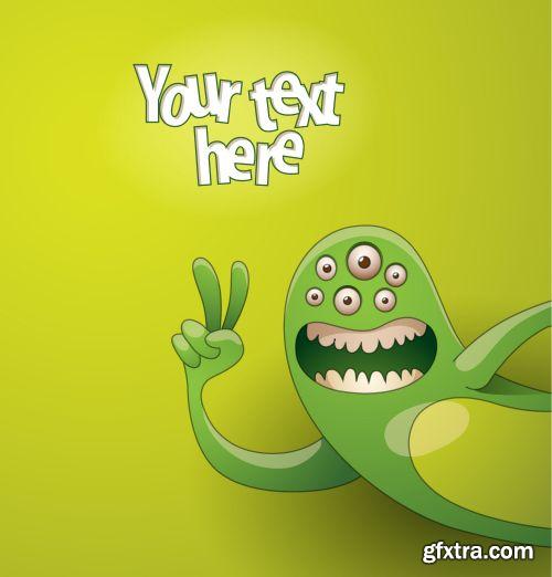 Amazing Cartoons "PLACE YOUR TEXT" 43xEPS