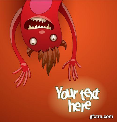 Amazing Cartoons "PLACE YOUR TEXT" 43xEPS