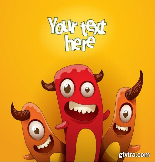Amazing Cartoons "PLACE YOUR TEXT" 43xEPS