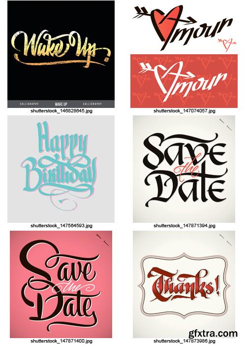 Amazing SS - Calligraphy 2, 25xEPS Amazing SS - Calligraphy 2, 25xEPS