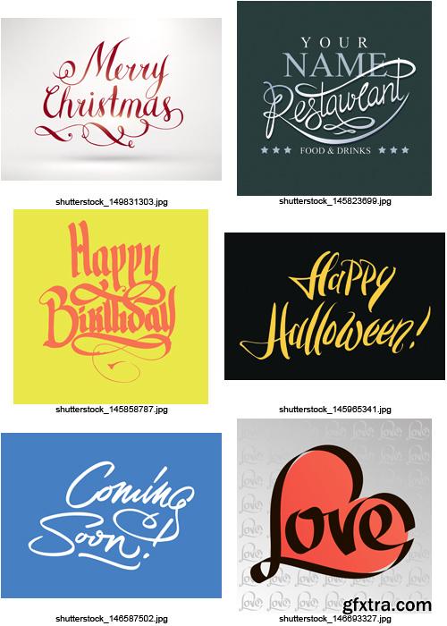 Amazing SS - Calligraphy 2, 25xEPS Amazing SS - Calligraphy 2, 25xEPS