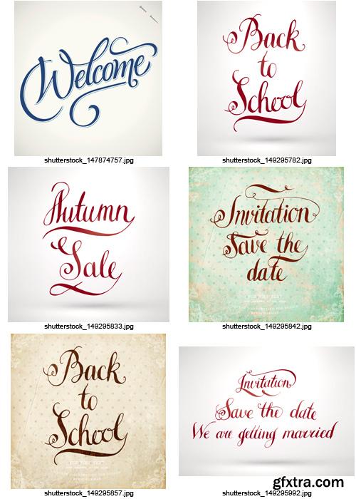 Amazing SS - Calligraphy 2, 25xEPS Amazing SS - Calligraphy 2, 25xEPS