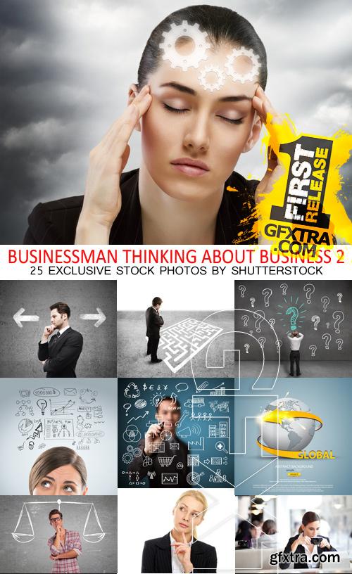 Amazing SS - Businessman thinking about business 2, 25xJPGs Amazing SS - Businessman thinking about business 2, 25xJPGs