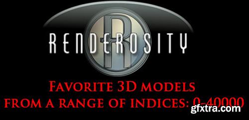 Renderosity 3D Collection. Part I. Rarities Models