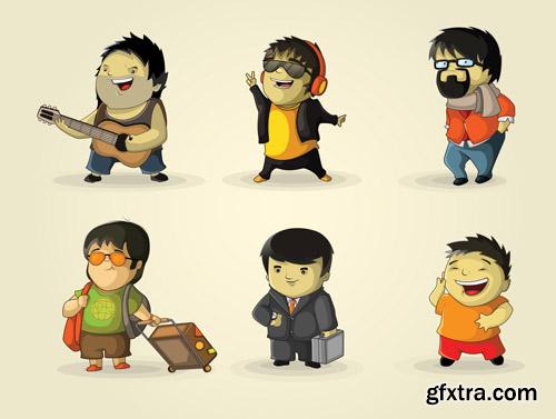 Cartoon Character #2 - 25 Vector Cartoon Character #2 - 25 Vector