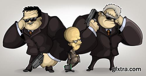 Cartoon Character #2 - 25 Vector Cartoon Character #2 - 25 Vector