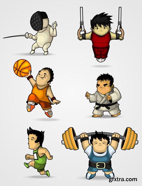 Cartoon Character #2 - 25 Vector Cartoon Character #2 - 25 Vector