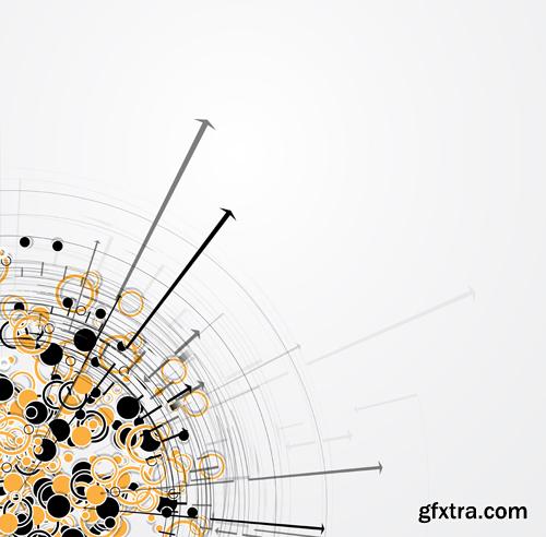 Collection of vector abstract backgrounds vol.19