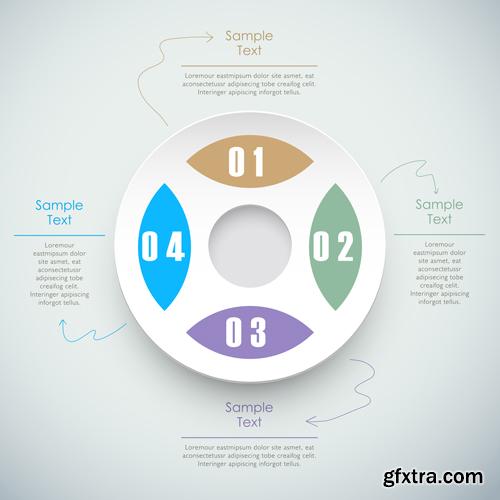 Infographics Collection#15 - 25 Vector