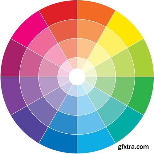 Amazing SS - Color palette icon, 25xEPS