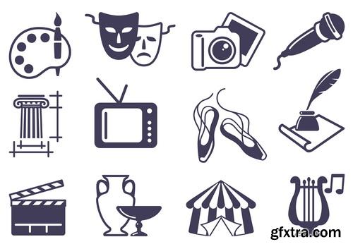 Amazing SS - Color palette icon, 25xEPS