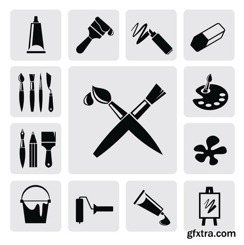 Amazing SS - Color palette icon, 25xEPS